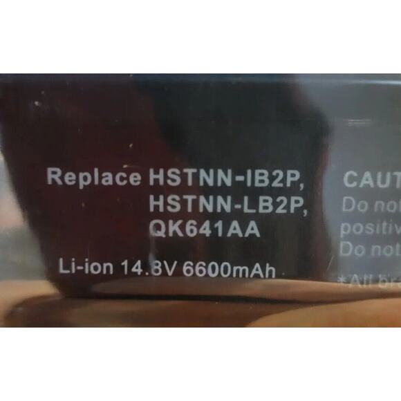 Laptop Battery Replace for HSTNN-IB2P, HSTNN-LB2P, QK641AA Li-ion 14.8v 6600Mah - Picture 3 of 3